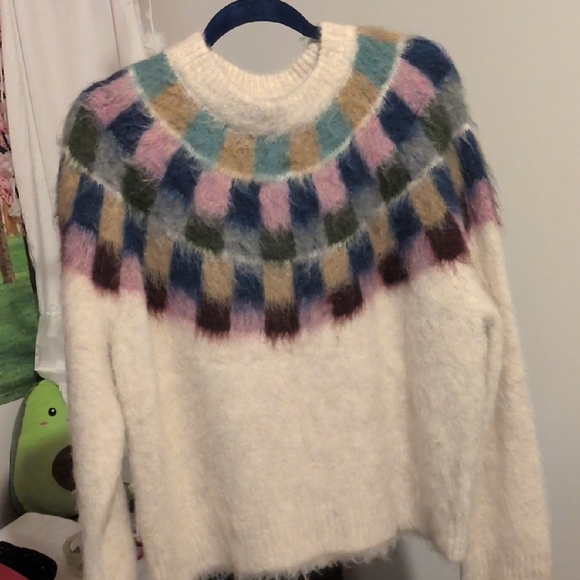 Madewell Multicolor Patterned Women's Sweater - Picture 3 of 8